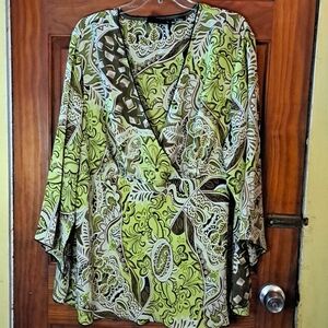 Lovely plus size leafy tunic